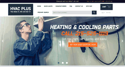 Desktop Screenshot of hvacplus.biz